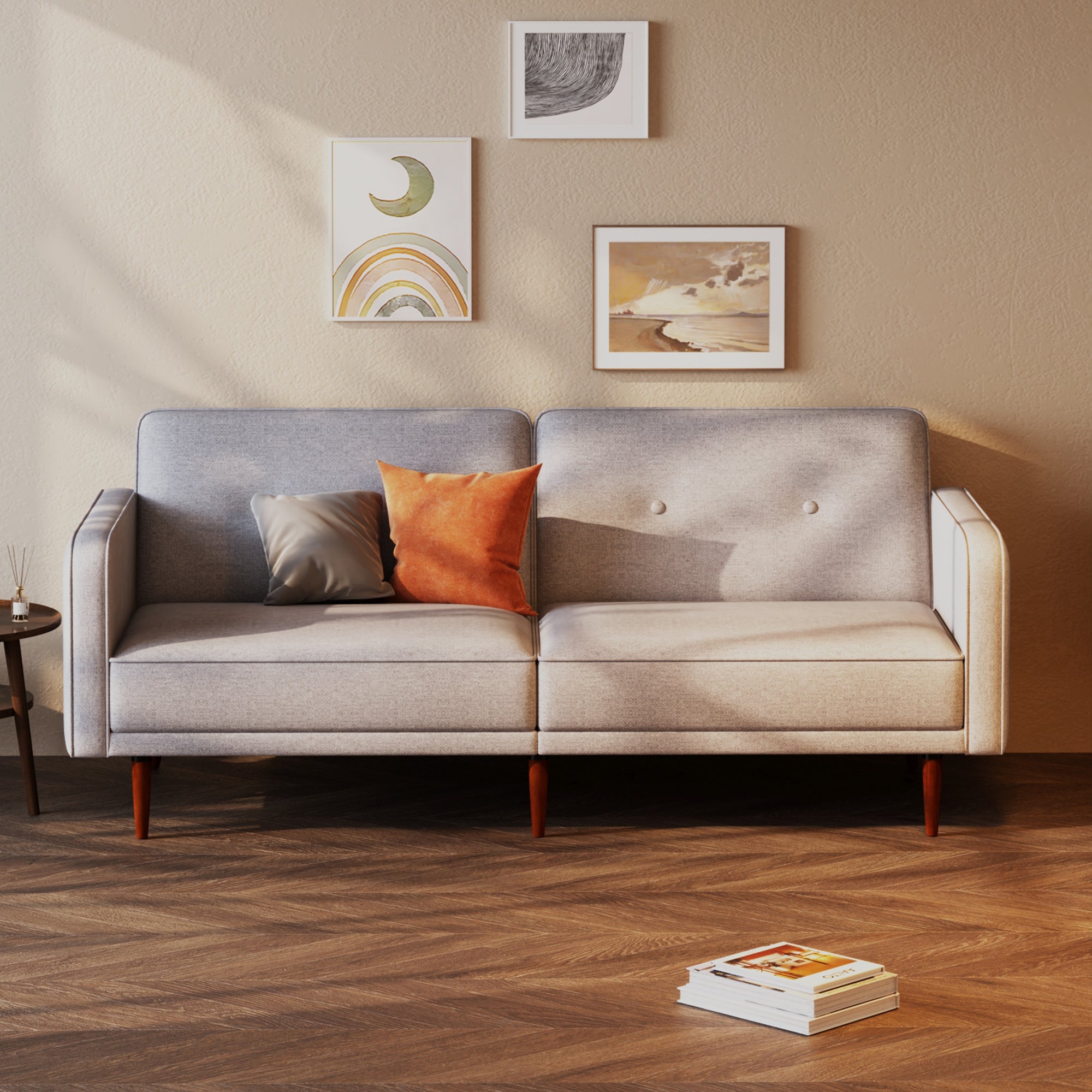 Upgrade Small Living Spaces with Moreno Convertible Sofa - Order