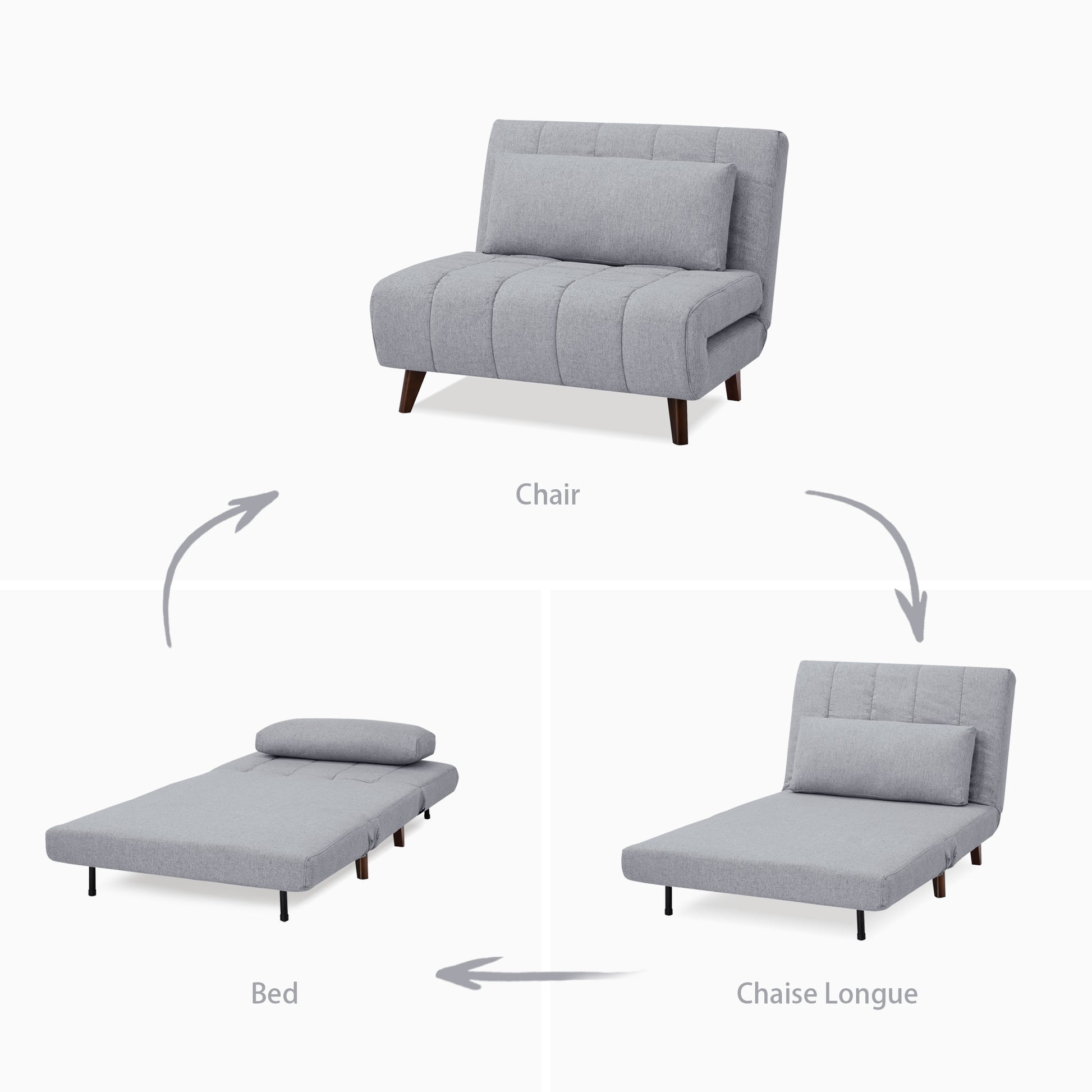 Springfield Convertible Chair - Artdeco Home